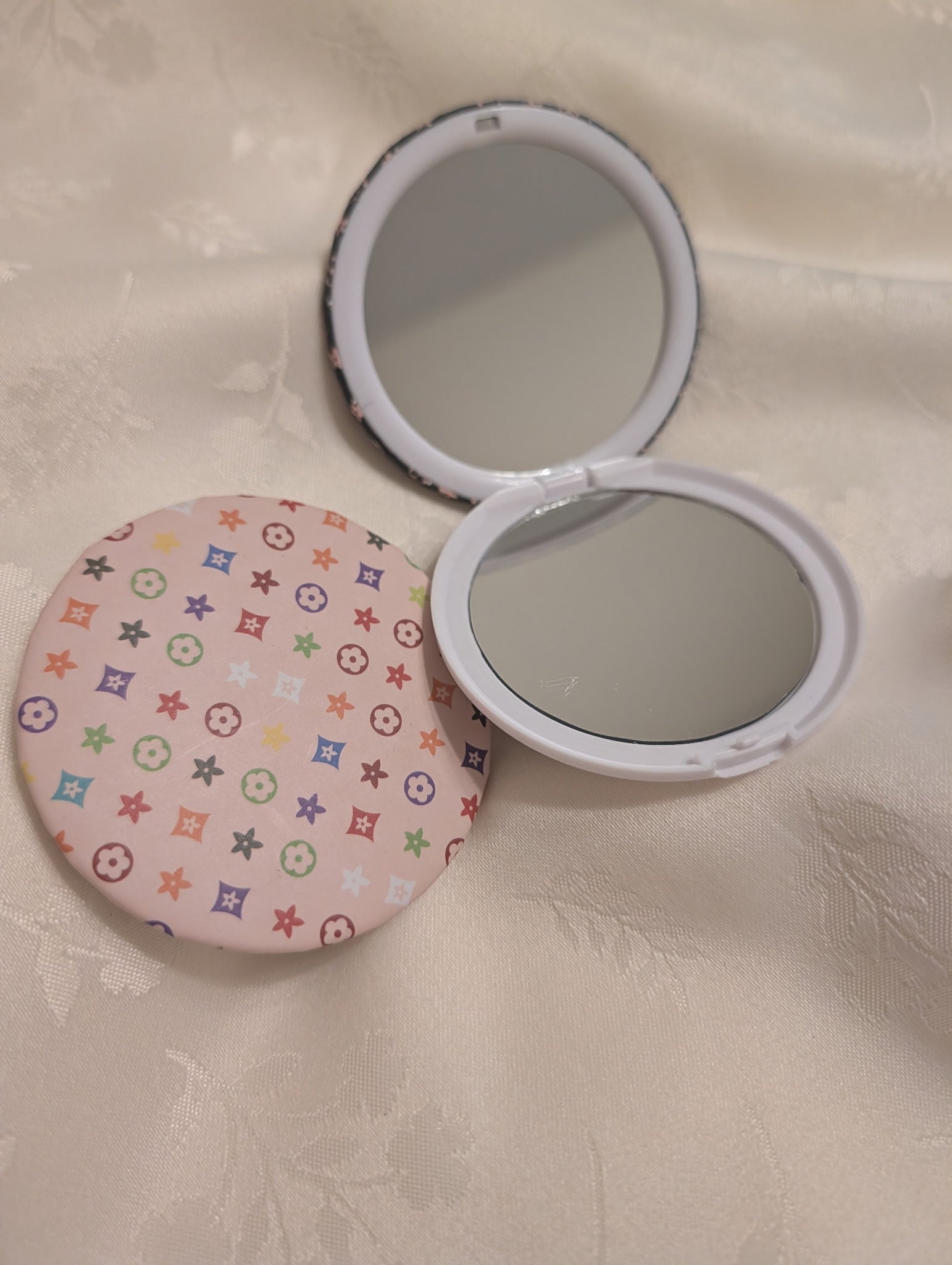 Designer make up mirror